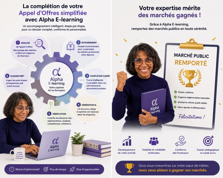 Nos conseils en automatisation Appel d'offres Alpha E-learning Training -AO-OF